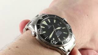 Omega Seamaster Diver 300m Chronometer 22545000 Luxury Watch Review [upl. by Bettine]