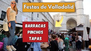 🇪🇸 Explorando as Barracas de Comida na Feria de Valladolid  Festas de La Virgen de San Lorenzo 🕊️ [upl. by Klingel]