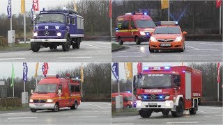 Selten 9 Feuerwehrbereitschaft KatS  TEL Kreis Segeberg  MTW ZTr  GKW 2 THW Kaltenkirchen [upl. by Cristobal]