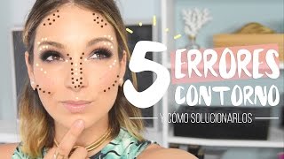 5 ERRORES  CONTORNO  ¿Contornear y broncear son lo mismo [upl. by Jolanta]