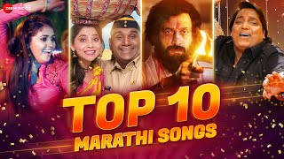 Top 10 Marathi Songs  Video Jukebox  Kelewali Zingaat Ashtami Bhurum Bhurum amp More [upl. by Elbas815]