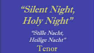 Silent Night  Tenorwmv [upl. by Niletac]