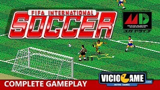 🎮 FIFA Soccer Mega Drive Complete Gameplay [upl. by Wernher]