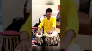 Yashwant vaishnav Disciple Kaustubh Bhagyawant Tabla short clip shorts [upl. by Lamahj]