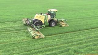 KRONE BIG M 500 Self Propelled Mower Conditioner [upl. by Trab6]