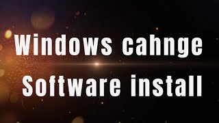 How to Change Windows 10 and Software install [upl. by Grous2]