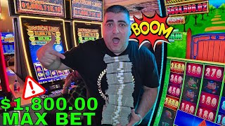 1800 Max Bet  World LARGEST JACKPOT LIVE [upl. by Neenwahs]