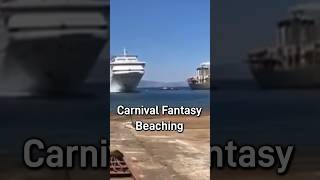 Beaching of the Carnival Fantasy  Saying Goodbye to A Legendary Ship [upl. by Glennie]