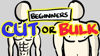 CUTTING vs BULKING  Which One FIRST For Beginners [upl. by Moersch658]