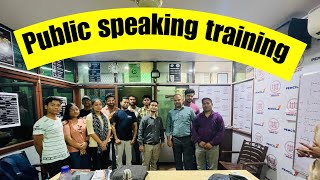 Public Speaking Training publicspeaking communicationskills motivation viral inspiration [upl. by Berthoud]