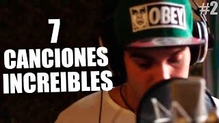 7 CANCIONES DE RAP QUE TE ERIZARAN LA PIEL 2 [upl. by Yspyg]