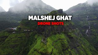 MALSHEJ GHAT  Heaven on Earth Monsoon  मालशेज घाट  Drone Shots  Maharashtra [upl. by Kery]