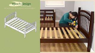 MCKENZIE HARDWOOD BUNK BED  ASSEMBLY INSTRUCTIONS [upl. by Atteragram]