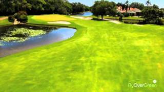 Frenchmans Creek Beach amp Country Club  drone aerial video  North  Hole05 [upl. by Meingolda843]