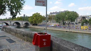 Wildpinkler an der Seine Paris echauffiert über FreiluftUrinal  DER SPIEGEL [upl. by Massey577]