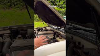 THE AHC RESERVOIR ON 100 Series Land Cruiser Hydraulic fluid AHC system [upl. by Jermaine328]