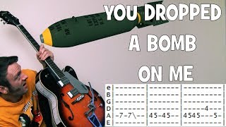 You Dropped a Bomb On Me by Gap Band Guitar Chords Lesson amp Tab Tutorial  Bass [upl. by Onofredo187]