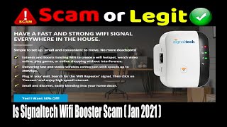 Is Signaltech Wifi Booster Scam January 2021 Real Product Review  Take a Look Here [upl. by Adnolohs]