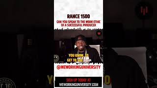 WWU Rance 1500 Producer Work Ethic for Success Shorts [upl. by Leopold735]