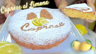 TORTA CAPRESE al LIMONE 🍋 Mandorle e Limone 🍋 GLUTEN FREE [upl. by Slater]