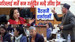 Prem Suwal Vs Arju Rana ‘गरिबलाई मार्ने काम गर्नु हुँदैन’ भन्दै जब सांसद प्रेम सुवालले टेबुल ठोके [upl. by Chara269]