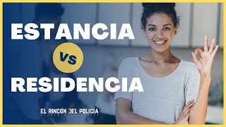 Clase Tema 10 Oposición Policía Nacional Estancia VS Residencia [upl. by Sinne744]