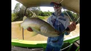 Barramundi Fishing Daly River Crossing [upl. by Ecniv]