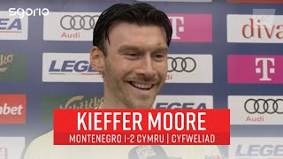 Kieffer Moore  Montenegro 12 Cymru  Nations League [upl. by Yancy]