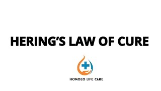 HERING’S LAW OF CURE [upl. by Nothsa]