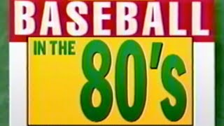 Baseball in the 80s  MLB Highlights  19801989 [upl. by Harutek880]