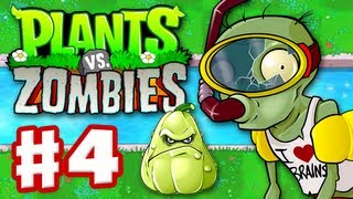 Plants vs Zombies  Gameplay Walkthrough Part 4  World 3 HD [upl. by Aiehtela859]