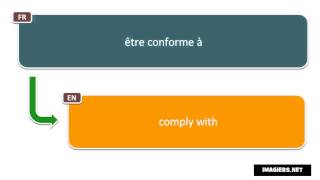 How to pronounce être conforme à [upl. by Bastian]