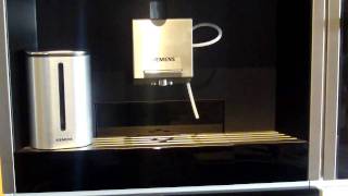 Cappuccino maken koffiemachine inbouw [upl. by Helyn]