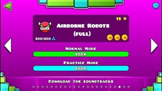 Airborne Robots Full Version XL DEMON100All Coins Geometry Dash 211  JoniDash [upl. by Reifinnej454]