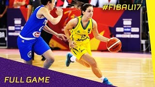 Italy v Australia  Final  Full Game  FIBA U17 Womens World Championship 2016 [upl. by Kalikow380]