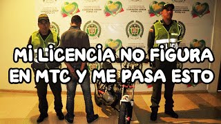 Lo que pasa cuando tu LICENCIA DE MOTO NO ESTÁ EN EL MTC ¿Qué hago ahora [upl. by Hachmann]