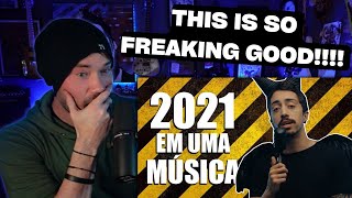 First Time Hearing  2021 EM UMA MÚSICA  Metal Vocalist Reaction [upl. by Ressay137]