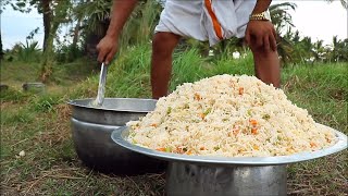 Veg Fried Rice Recipe  Cooking amp Eeating delicious I Village Food Channel [upl. by Lilybel]