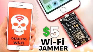 The Illegal 5 WiFi Jammer for iPhone amp Android [upl. by Anoyk]