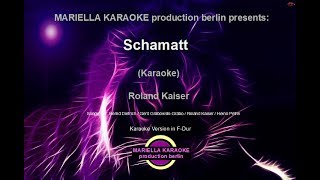 Roland Kaiser  Schachmatt Karaoke Version [upl. by Ennairrek715]