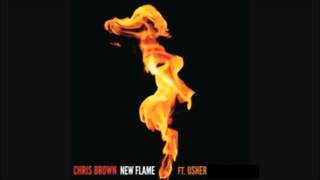 Chris Brown  quotNew Flamequot ft Usher NO RICK ROSS [upl. by Naffets]