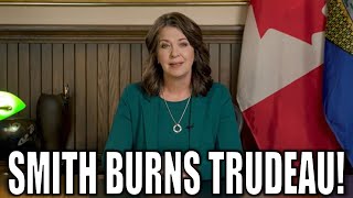 Premier Danielle Smith Wrecks MP Trudeau And The Entire Liberal Platform In One Move [upl. by Rumit721]