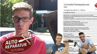 Kundendienst  Inspektion an deinem Fahrzeug ganz einfach selber machen Tutorial [upl. by Ecirtnahs]