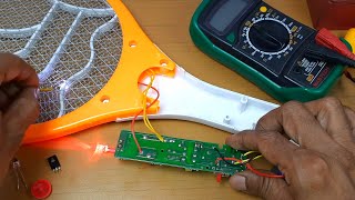 Mosquito Bat Repair  Mosquito Killer Racket Repair  How to Repair Mosquito Killer Racket Circuit [upl. by Copland]