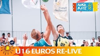 ReLive  Beach Handball EUROs 2016  Day 2  Court 2  Afternoon Session [upl. by Yahiya643]