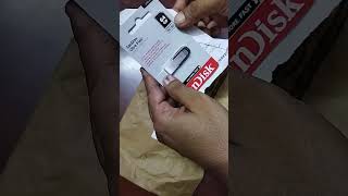 Sandisk pendrive 64gb usb 30 unboxing [upl. by Beniamino]