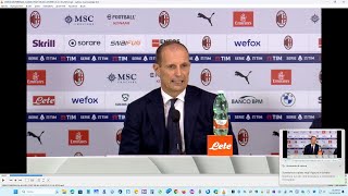 VIDEOCONFERENZA ALLEGRI POST MILAN JUVENTUS 22 10 2023 [upl. by Brooks]