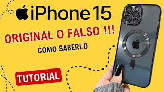 Como saber si un iPhone 15 Pro Max es original con el IMEI [upl. by Hcelemile]