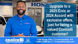 Exclusive Deals for You Upgrade to a 2025 Civic or 2024 Accord at Conicelli – Starting at 248Mo [upl. by Boak]