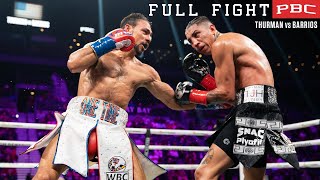 Thurman vs Barrios FULL FIGHT February 5 2022  PBC on FOX PPV [upl. by Aneloc]